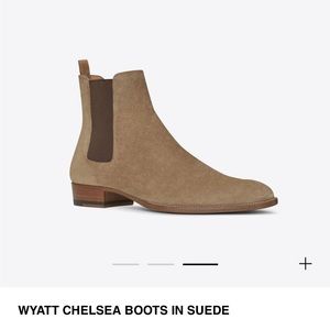 Saint Laurent Wyatt 30 Chelsea Boots (Otterproof New Sigaro) in size 43 (US 10)